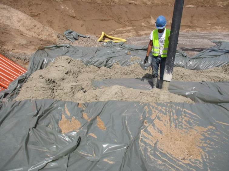 Foto Baustelle Windrad