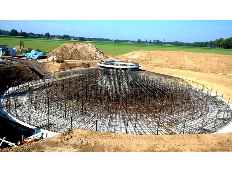 Baustelle Wind für Kalkar